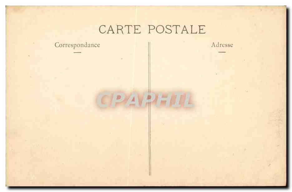 CPA Versailles Fontaine des Auimaux combattant Lion — Verso