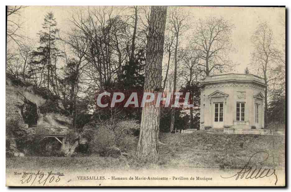CPA Versailles Hameau de Marie Antoinette Pavillon de Musique
