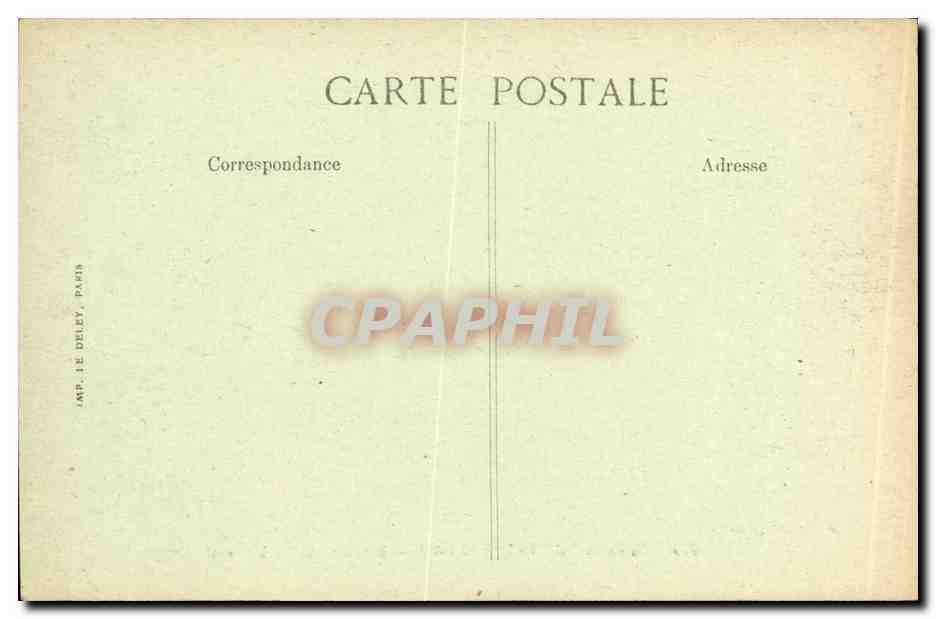 Palazzo di FONTAINEBLEAU — Scala del Ferro di Cavallo — editore Siron, Fontainebleau, n° 555 — Verso