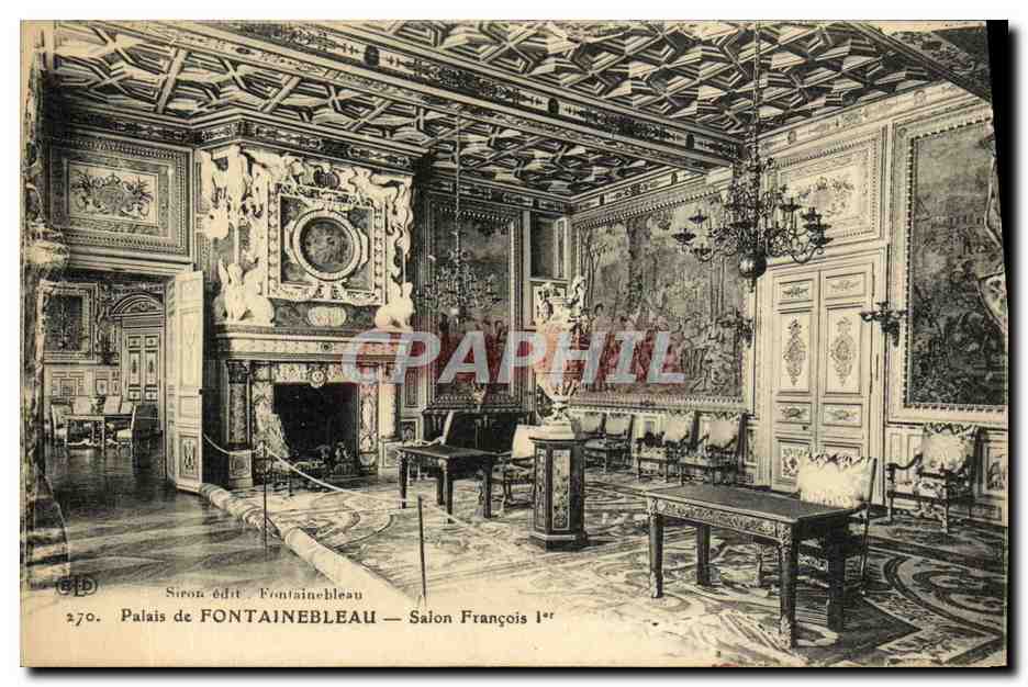 Palais de FONTAINEBLEAU — Salon François Ier