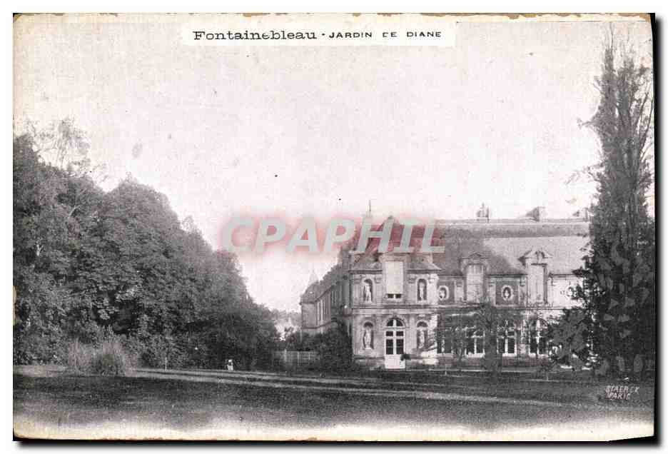 Fontainebleau - Jardín de Diana — Editor Staerck, n° 16