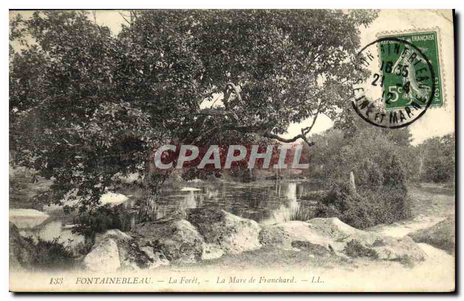 Fontainebleau — La Forêt — La Mare de Franchard — LL. — Editore LL.