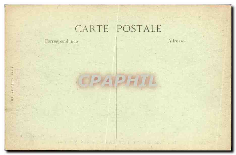 Palais de FONTAINEBLEAU — Avenue de Maintenon — Siron, édit., Fontainebleau — Verso