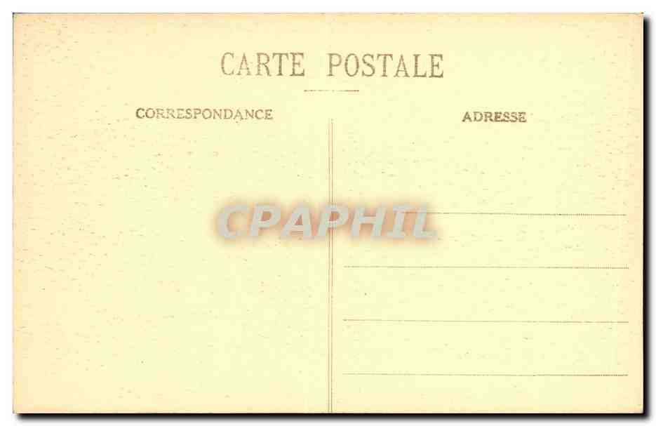 Palast von Fontainebleau — Karpfenteich und chinesischer Museum — CPAPHIL Nr. 10 — Rückseite