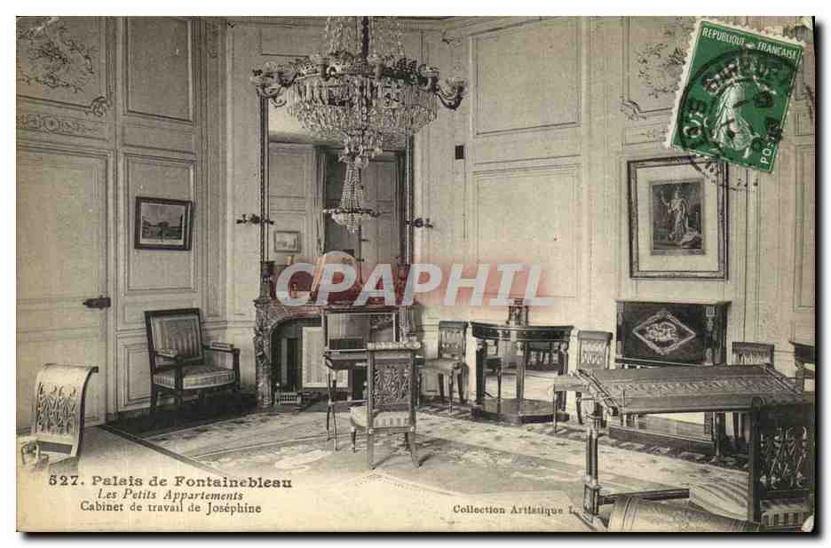 Palais de Fontainebleau — Les Petits Appartements, Cabinet de travail de Joséphine — Collection Artistique I, n° 527
