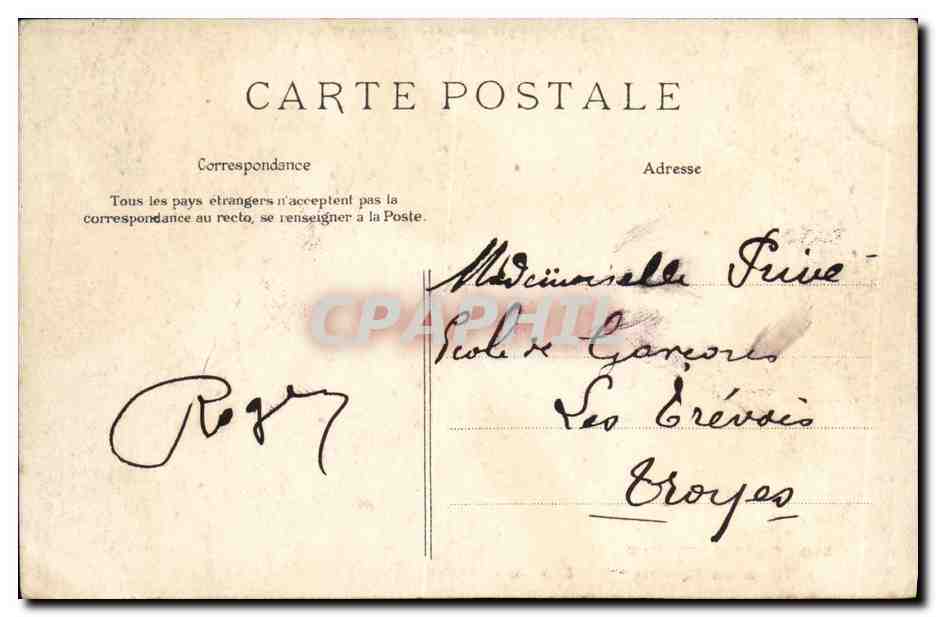 Fontainebleau — La Galería de los Platos — Editor: Tarjeta postal moderna n° 570 — Reverso