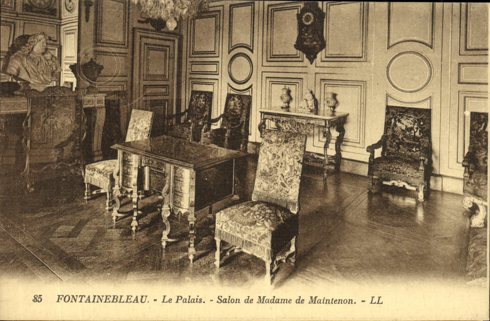 Fontainebleau - Il Palazzo - Salone della Signora de Maintenon - LL