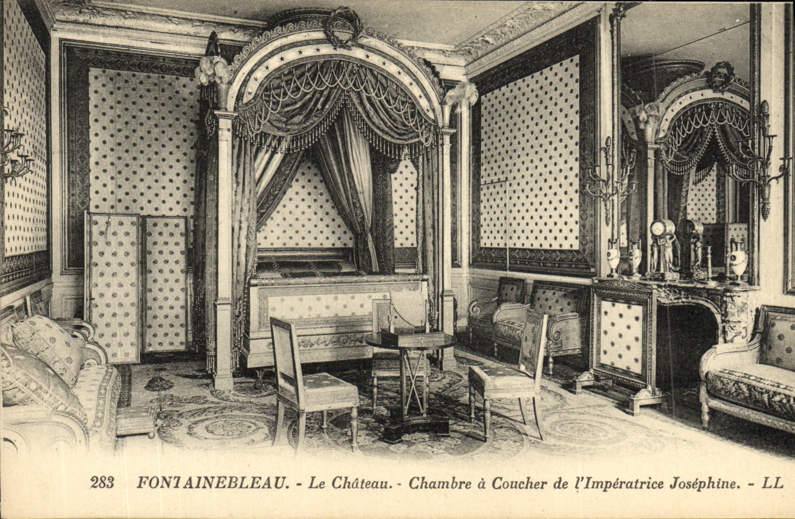 Fontainebleau - Das Schloss - Schlafzimmer der Kaiserin Joséphine - LL