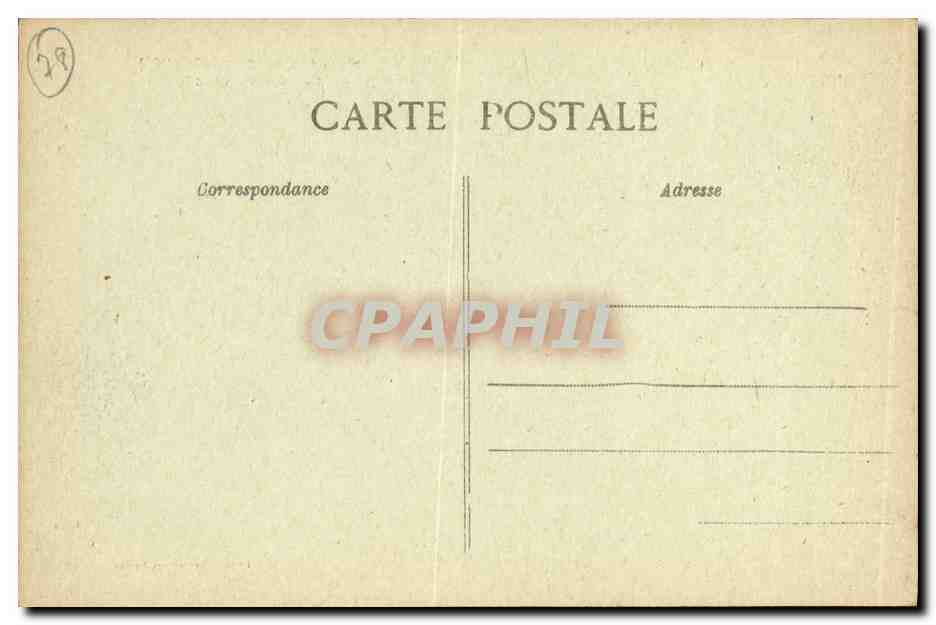 Villebouzin, near Longpont (S.-et-O.) — The Castle on the Side of the Park — Photo Leprounfort, 1905 — Back