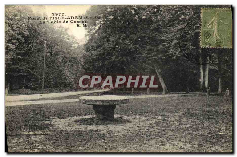CPA Foret de I Isle adam La Table De Cassan