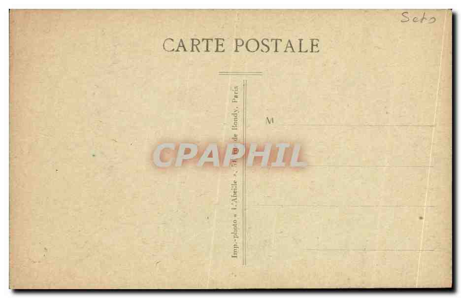CPA Marly le roi  — Back