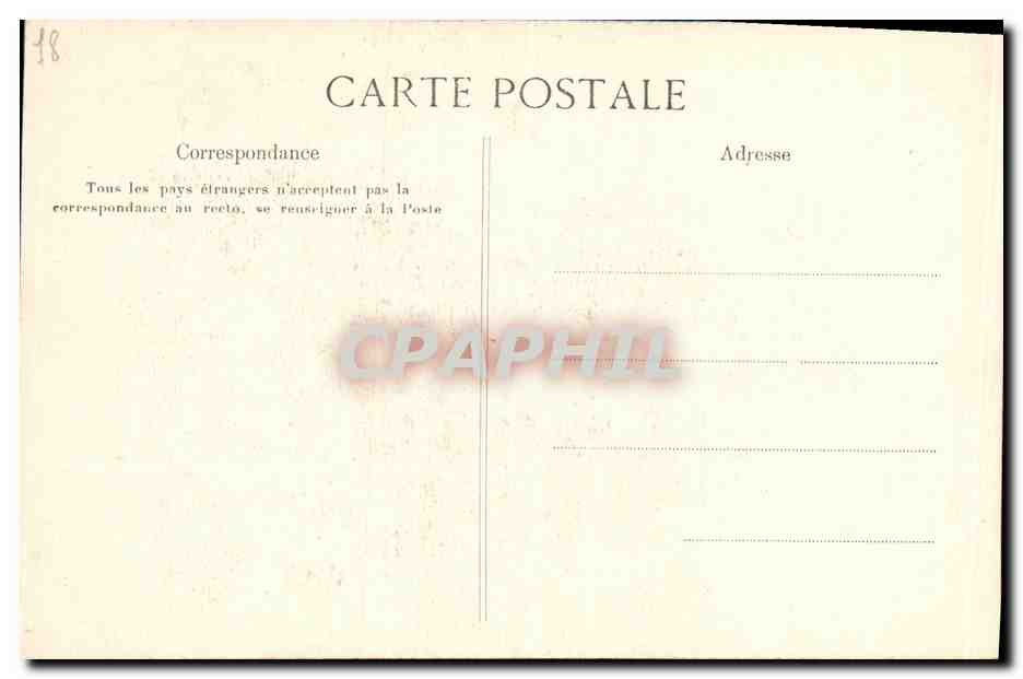 CPA Mantes L Eglise — Verso