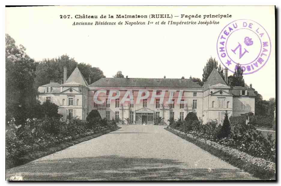 CPA Chatreau de la Malmaison Facade Principale Ancienne residence de Napoleon 1er