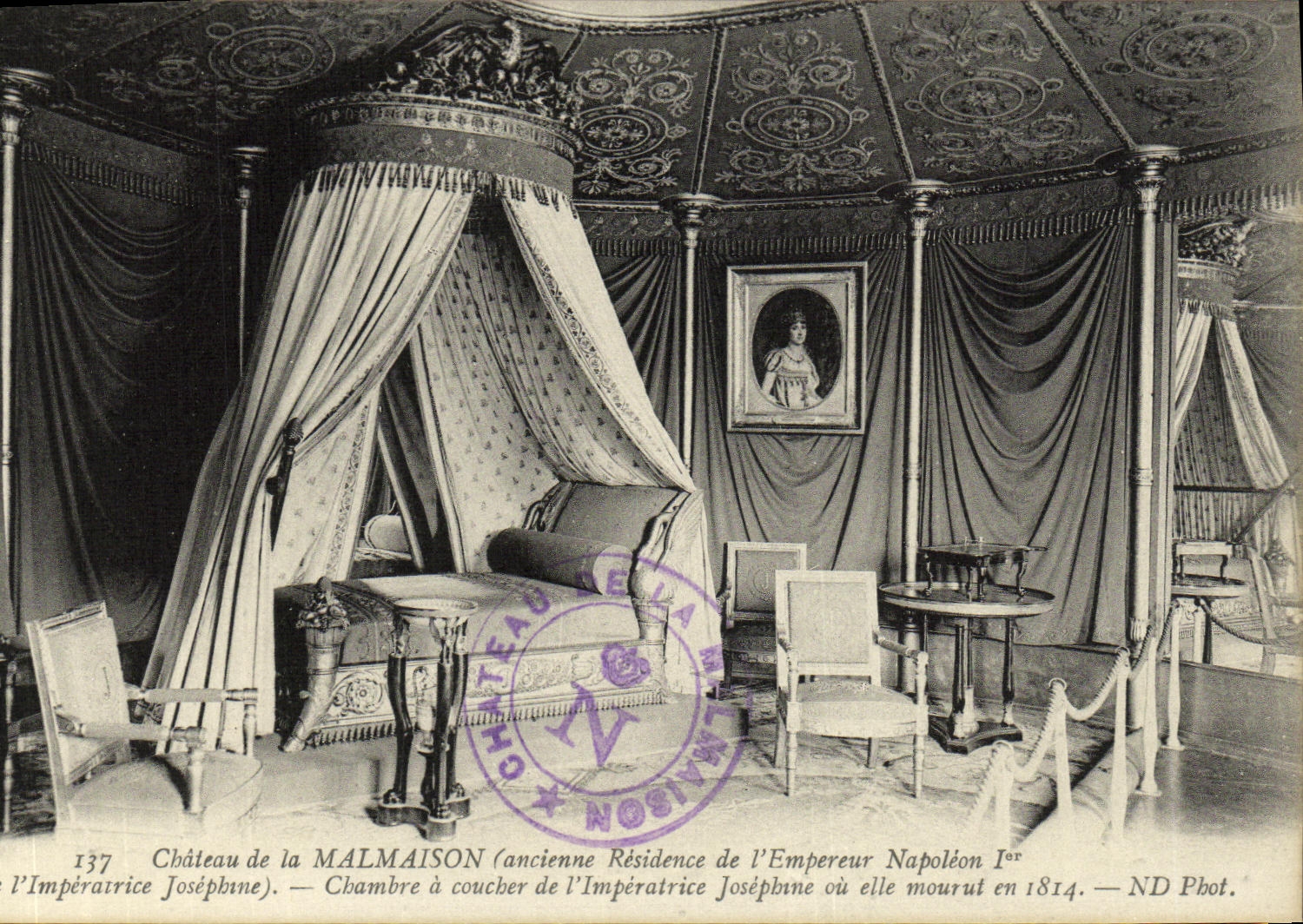 CPA Chatreau de la Malmaison Ancienne residence de Napoleon 1er Josephine 
