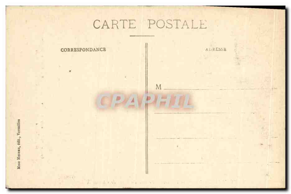 CPA Versailles Musee des Voitures Voiture du Sacre de Charles X — Verso