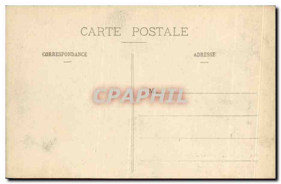 CPA Versailles Musee des Voitores — Rückseite