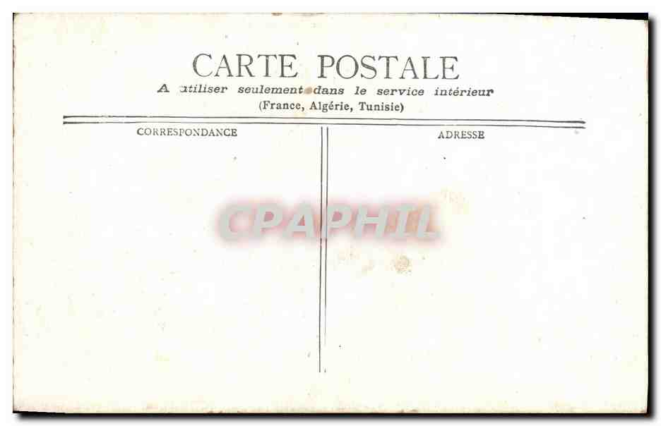 CPA Versailles Le Chateau  — Verso