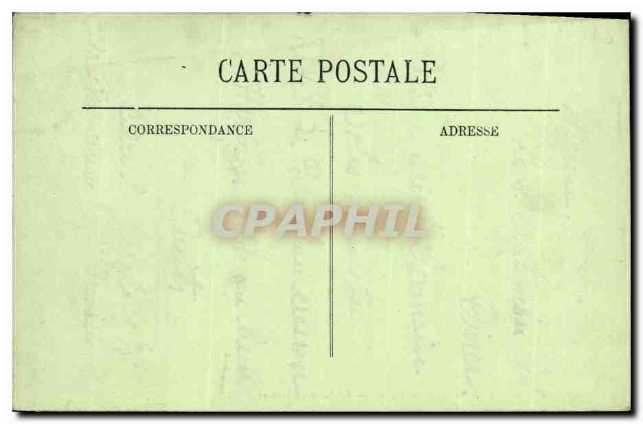 CPA Versailles Trianon Palace Le Salon de Lecture — Verso