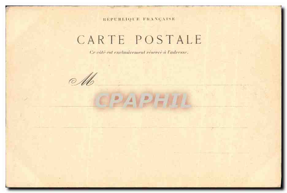 CPA Versailles La Voiture du Sacre de Charles X — Verso