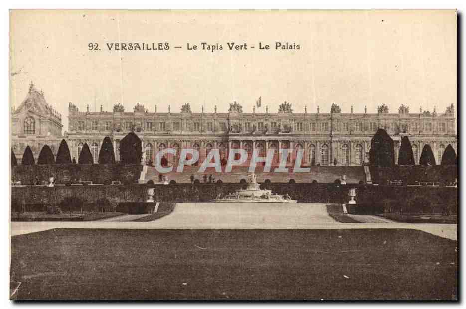 CPA Versailles Le Tapis Vert Le Palais