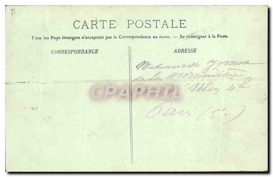 CPA Versailles Le Petit Trianon Le Hameau de Marie Antoinette — Verso