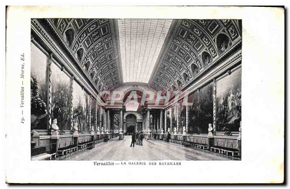 CPA Versailles La Galerie Des Batailles 