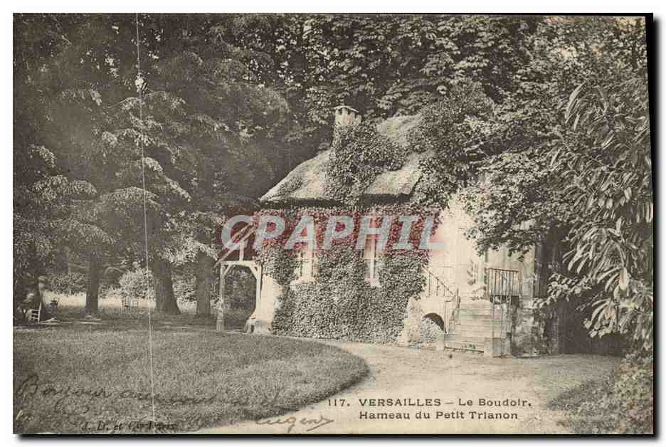 CPA Versailles Le Boudoir Hameau du Petit Trianon 