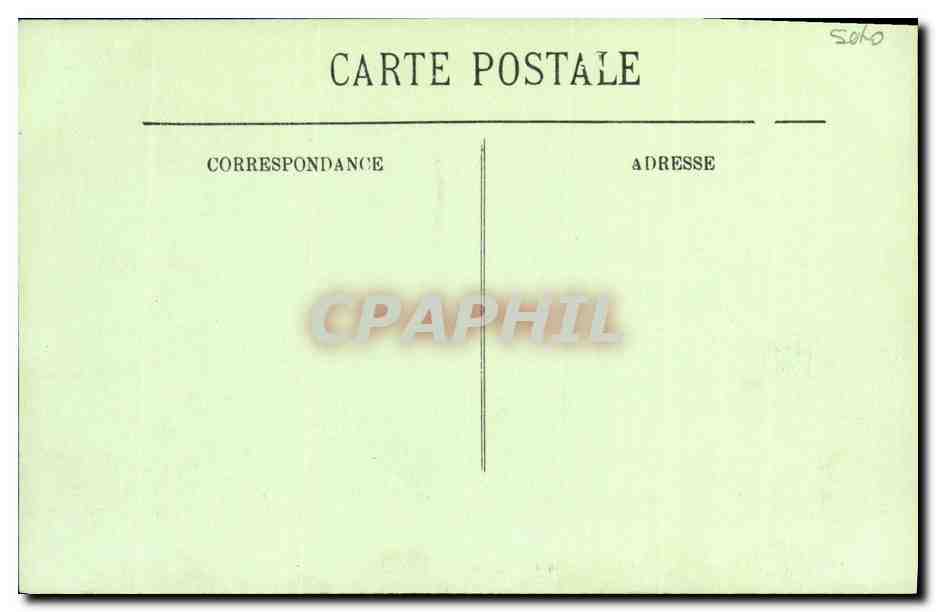 CPA Versailles Le Chateau Chambre De Louis XIV — Verso