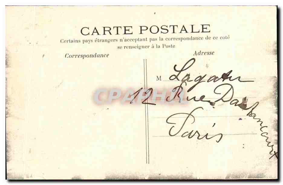 Versailles — L'Orangerie et la pièce d'eau des Suisses — éditeur inconnu, n° 32 — Rückseite