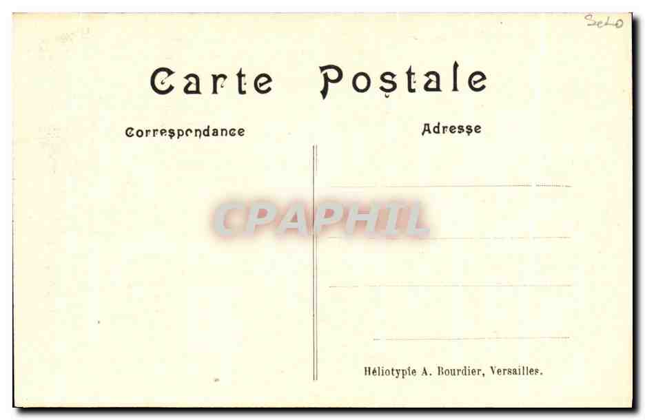 CPA Parc de Versailles Bassin De Neptune  — Verso