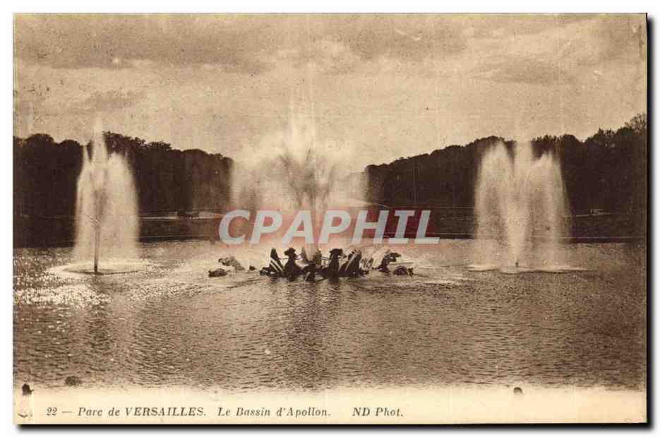 CPA Parc de Versailles Bassin d Apollon 