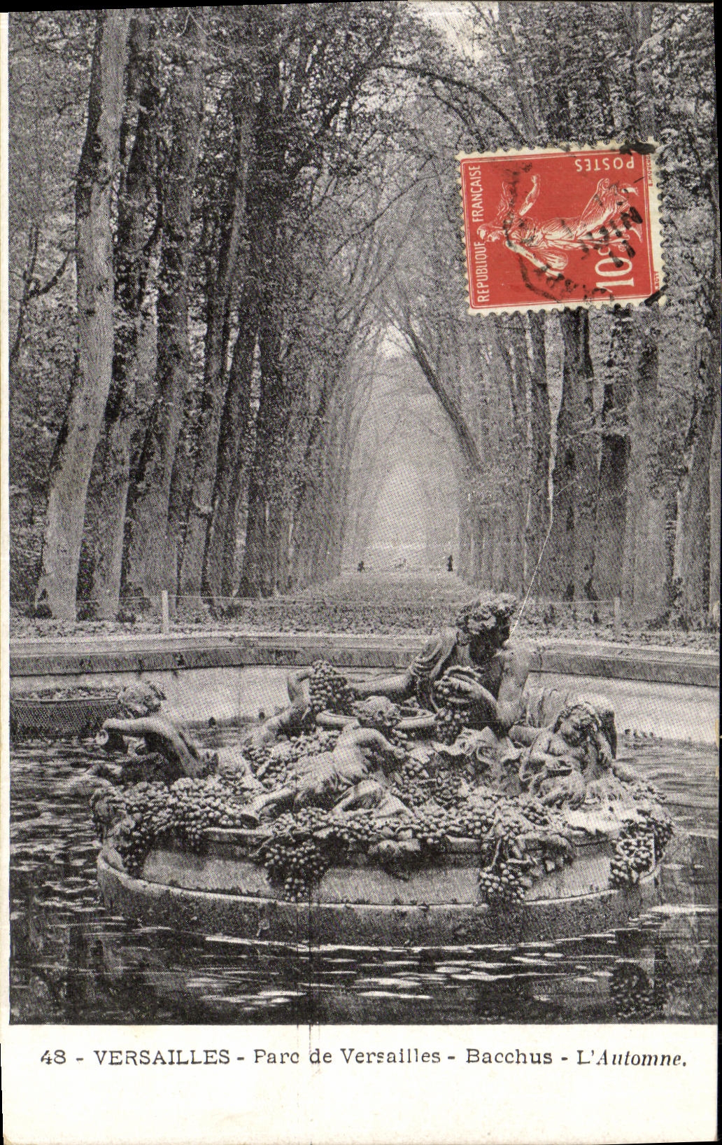 CPA Versailles Parc de Versailles Bacchus L automne