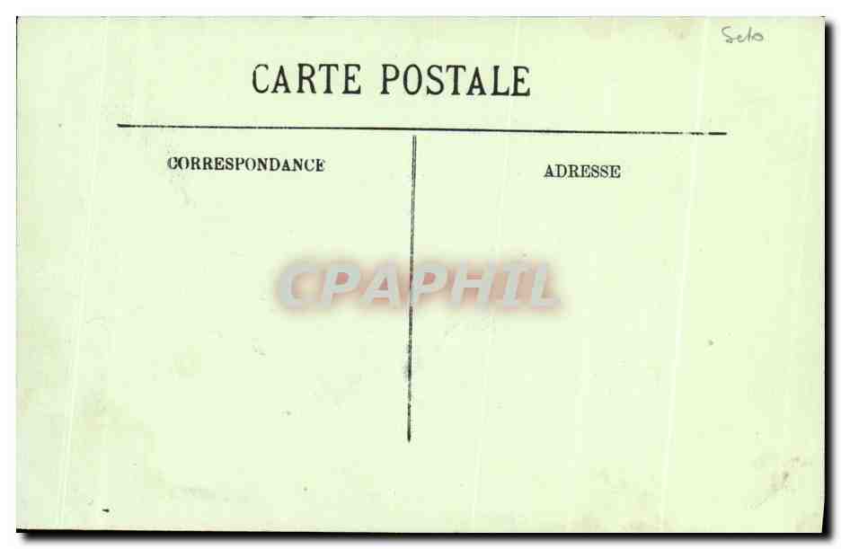 Versailles — Vue générale prise à vol d’oiseau sur le Château, le Parc et la Ville — LL. n° 276 — Verso