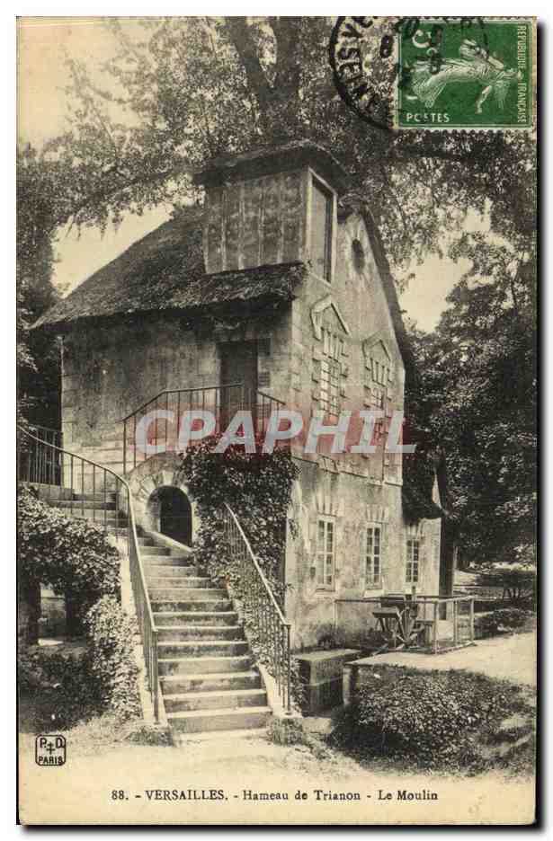 CPA Versailles Hameau de Trianon Le moulin 