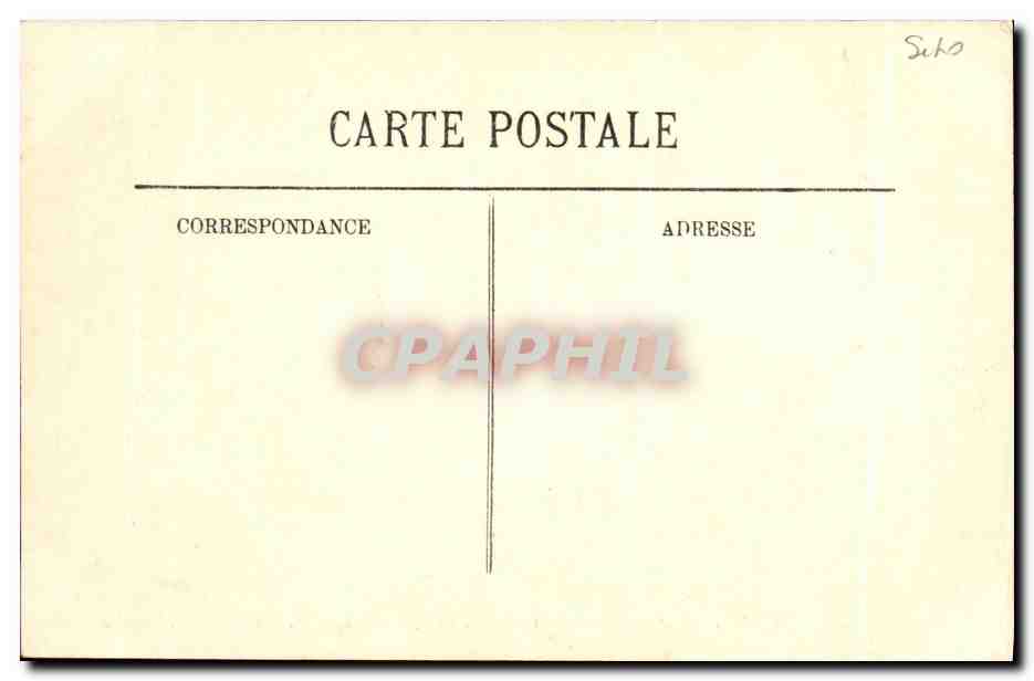 CPA Versailles Le Grand Trianon Chambre a Coucher de Louis Philippe  — Verso