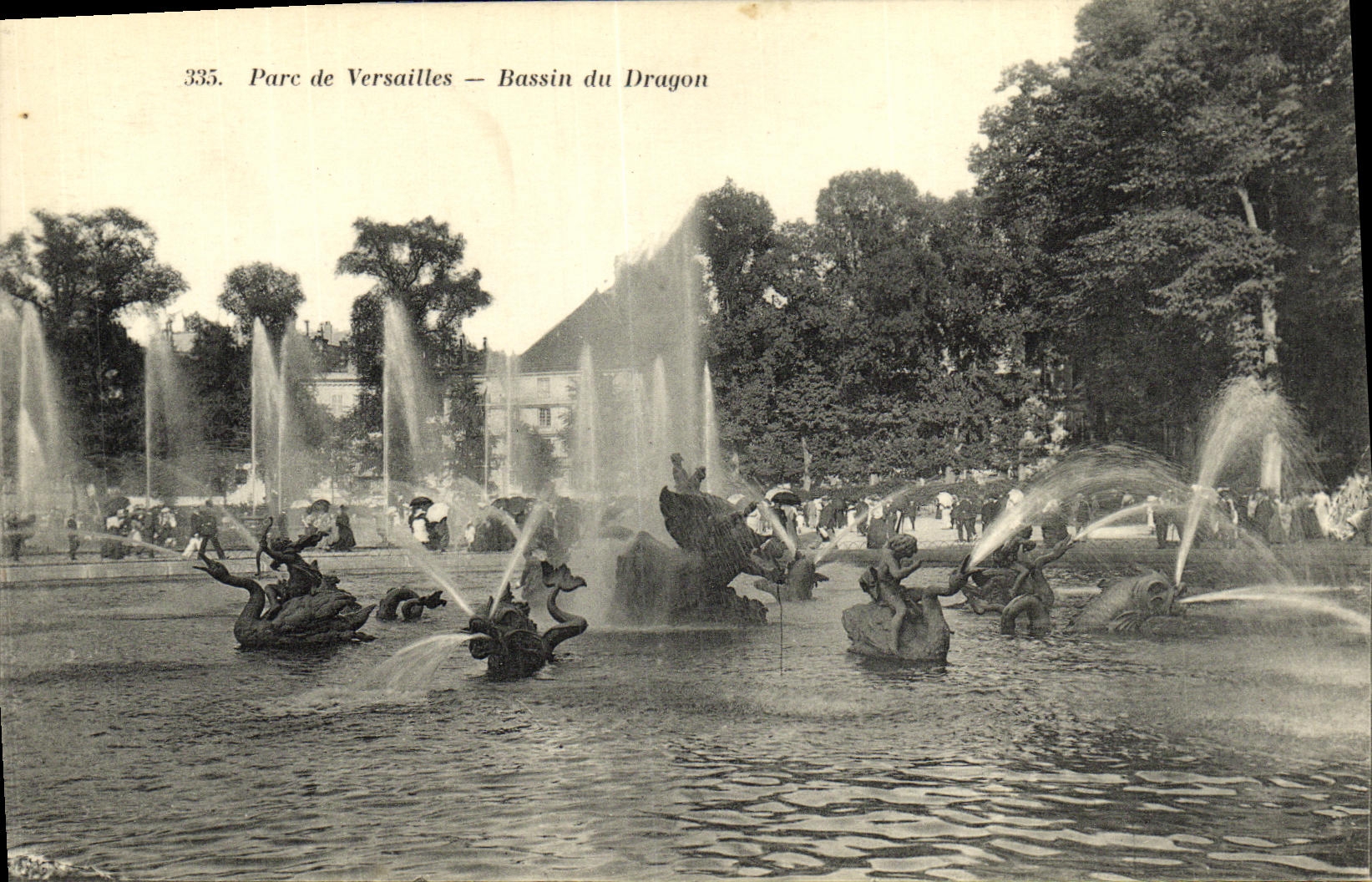 CPA Pare de Varsailes Bassin du Dragon 