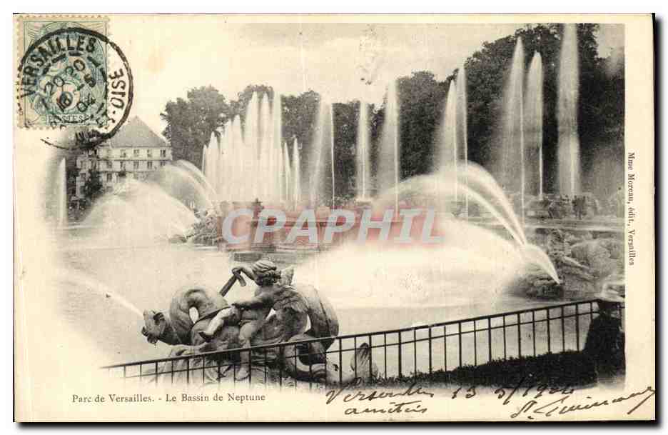 CPA Parc de Versailles Le Bassin de Neptune 