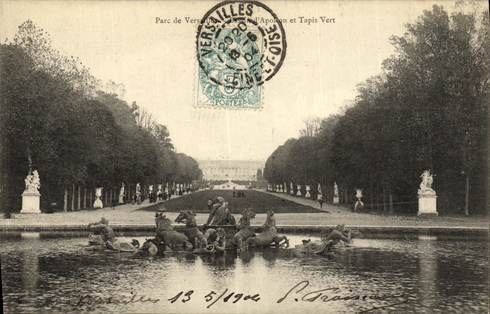 CPA Parc de Versailles D Apollon et Tapis Vert 