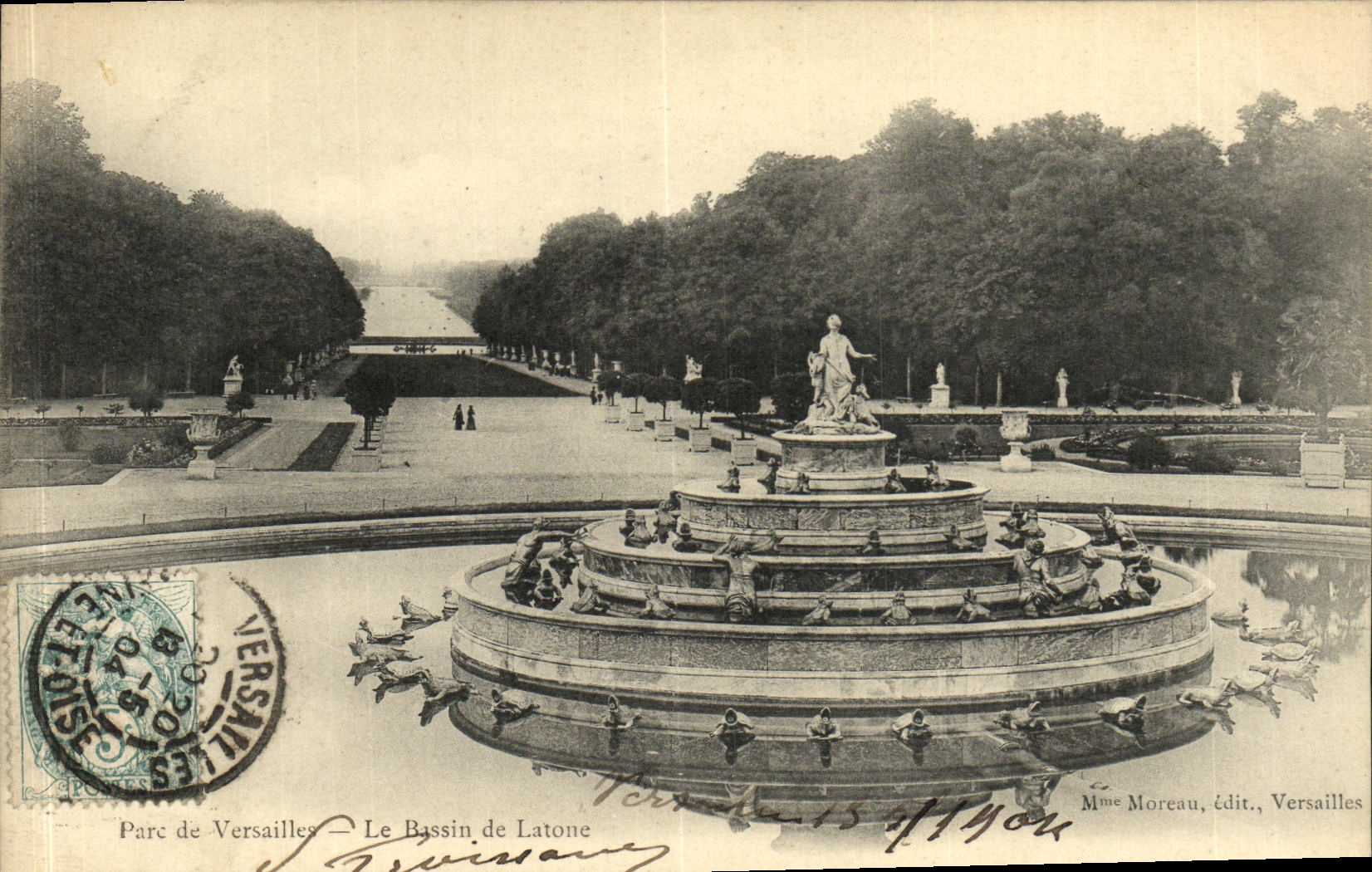 CPA Parc de Versailles Le Bassin de Latone
