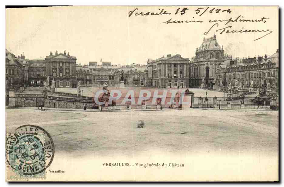 Versailles - Vue générale du Château — éditeur Versailles, n° de série 806125