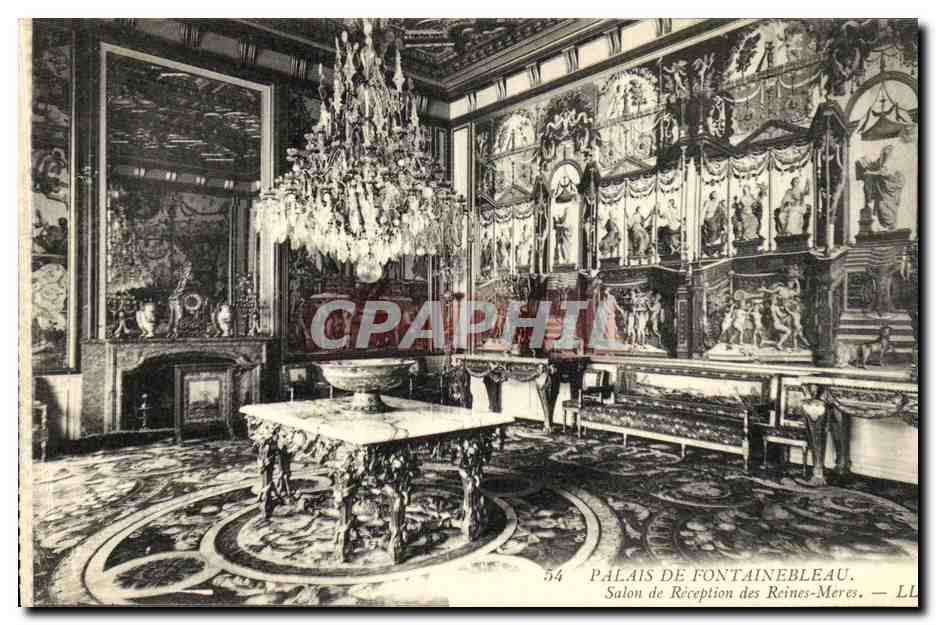 Palacio de Fontainebleau — Salón de las Reinas Madres — LL n°54
