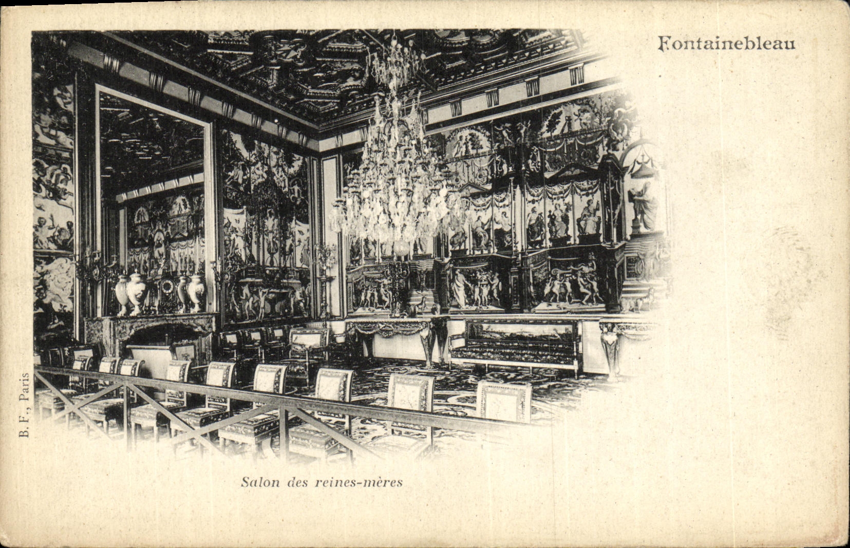Salón de las reinas madres — Fontainebleau — B.F., París