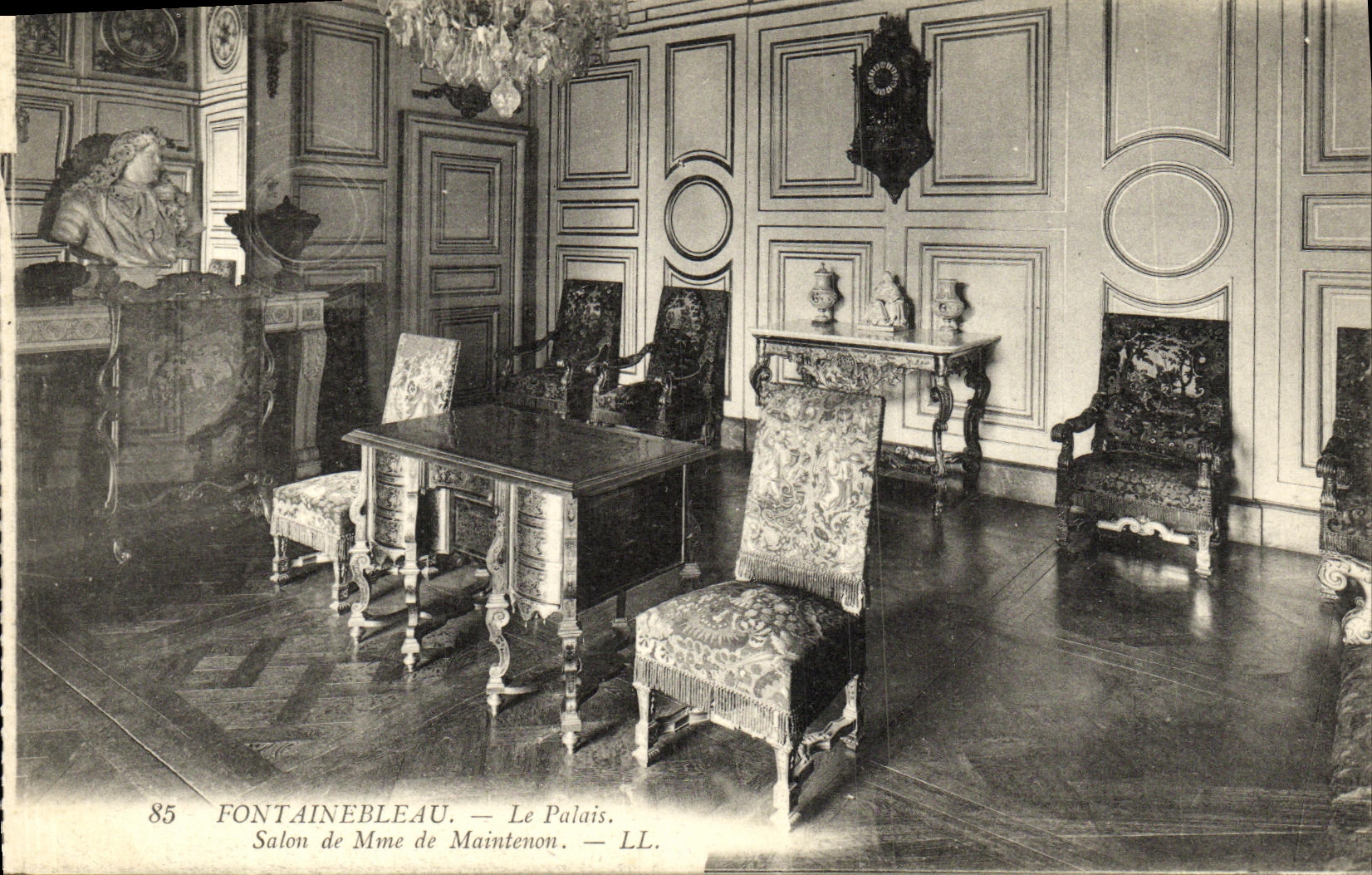 Fontainebleau — El Palacio. Salón de Madame de Maintenon — LL. n°85