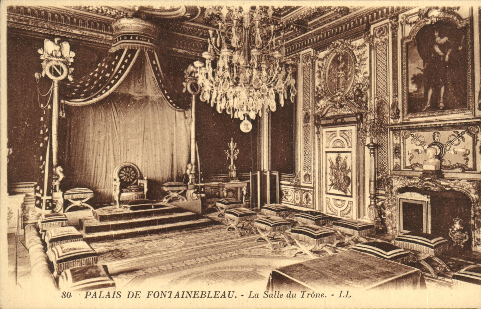 Palais de Fontainebleau — La Salle du Trône — LL