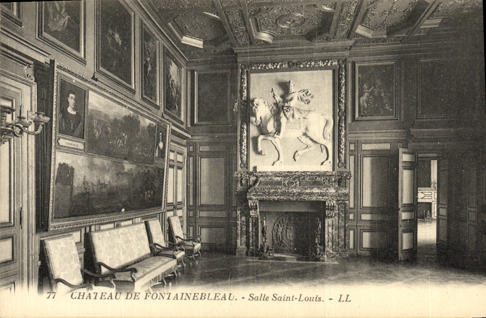 Château de Fontainebleau - Salle Saint-Louis — LL, n°77
