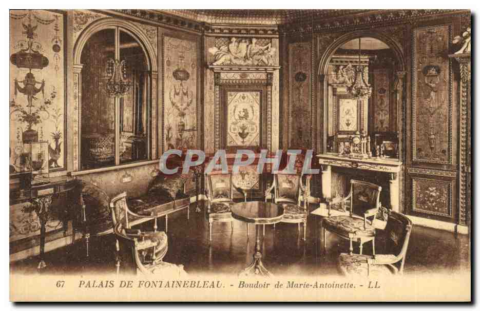 Palazzo di Fontainebleau — Boudoir di Maria Antonietta — LL