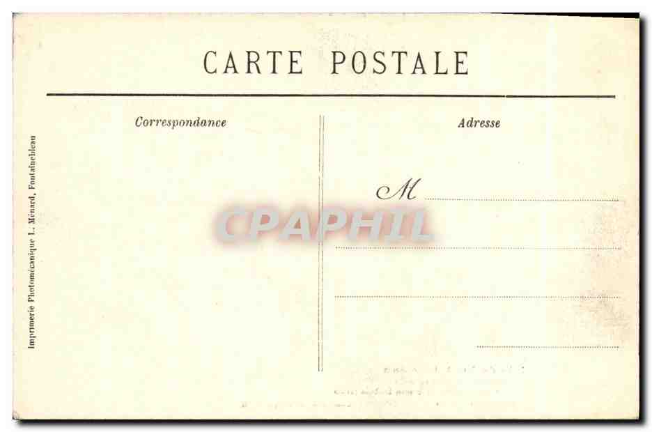 Galería de Diana — Biblioteca del Palacio de Fontainebleau — Colección Artística — Reverso