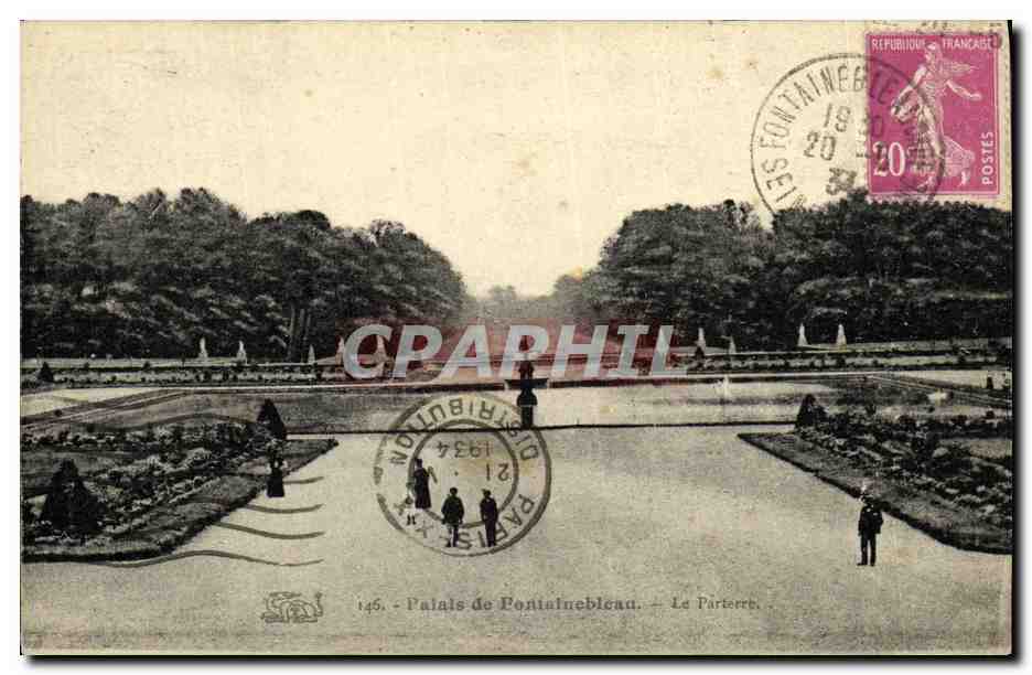 Palais de Pontainebleau — Le Parterre — Édition Distribution