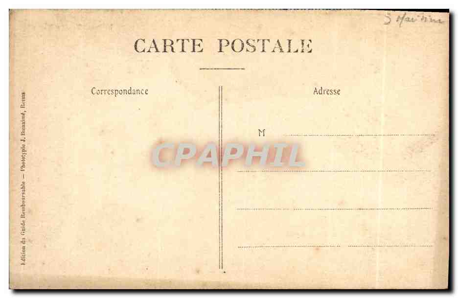CPA Le Havre Le Musee Boulangerie Cafe des Etats Unis — Verso