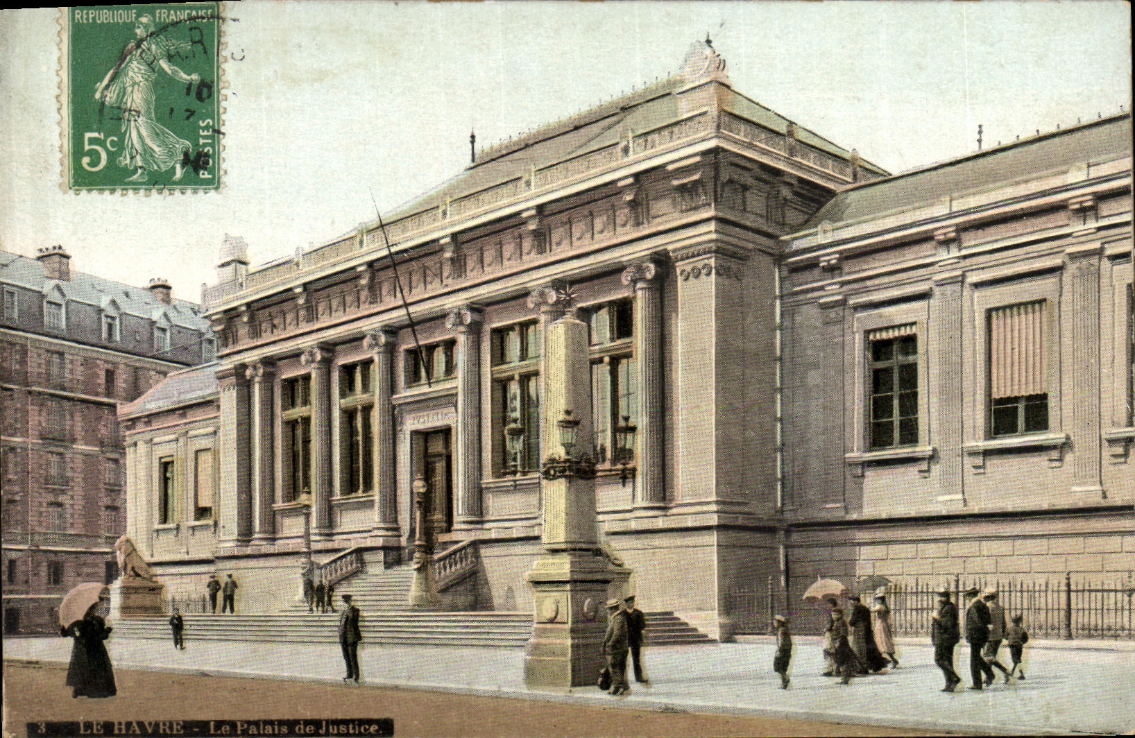 CPA Le Havre La Palais de Justice